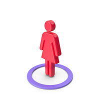 Woman In Circle Icon PNG & PSD Images