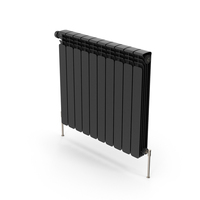 Black Heating Radiator PNG & PSD Images