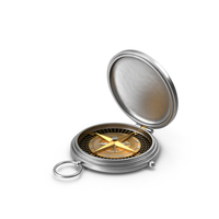Silver Compass PNG & PSD Images