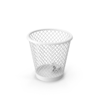 Trash Can And Papers Clay PNG & PSD Images