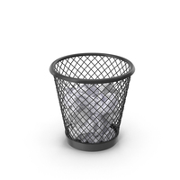 Trash Can And Papers PNG & PSD Images