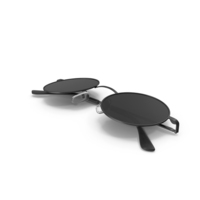 Black Round Glasses Folded PNG & PSD Images