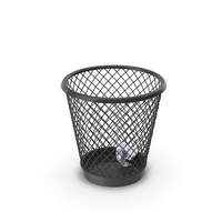 Trash Can And Papers PNG & PSD Images