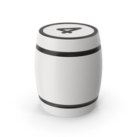 Lotto / Bingo Barrel Number 4 PNG & PSD Images