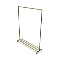 Industrial Pipe Clothing Rack PNG & PSD Images