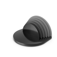 Three-Dimensional Stepped Background. Black Podium. PNG & PSD Images