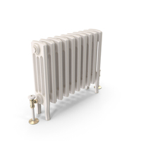 Vintage Cast Iron Sectional Radiator PNG & PSD Images