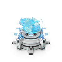 Futuristic Hologram Control Panel PNG & PSD Images
