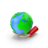 World Globe Held in Hands Color PNG & PSD Images