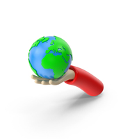 World Map Sphere Hand Color PNG & PSD Images