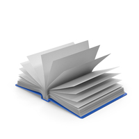 Opened Blue Book PNG & PSD Images