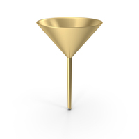 Gold Funnel PNG & PSD Images