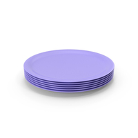 Coloured Plates Set PNG & PSD Images