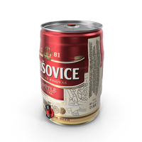 Krusovice Beer 5 Liter Barrel PNG & PSD Images