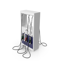 Gas Pump Blue PNG & PSD Images