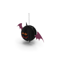 Halloween Vamp Paper Decorations PNG & PSD Images