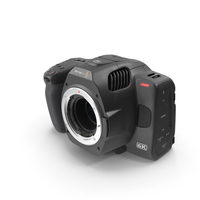 Cinema Camera Blackmagic Design 6K G2 Light On PNG & PSD Images