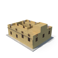 Arab House With A Courtyard PNG & PSD Images