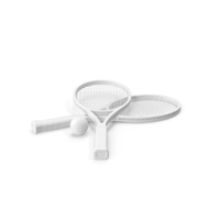 Tennis Racquet 2 Racquet 1 Ball Clay PNG & PSD Images