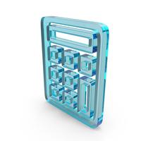 Calculator Icon Glass PNG & PSD Images