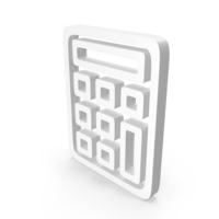 White Calculator Icon PNG & PSD Images