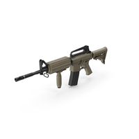Machine Gun 09 Brown PNG & PSD Images