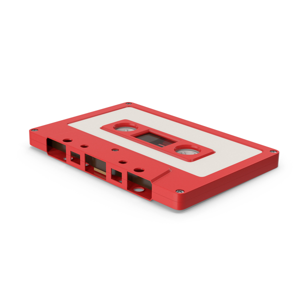 Red Audio Cassette PNG & PSD Images