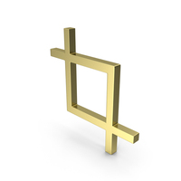 Crop Icon Gold PNG & PSD Images