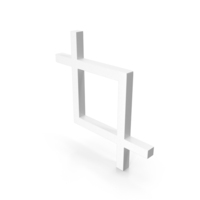 White Crop Icon PNG & PSD Images