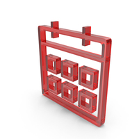 Calendar Icon Glass PNG & PSD Images