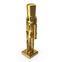 Christmas Nutcracker Gold PNG & PSD Images