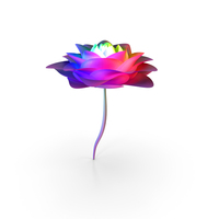 Multicolored Lotus PNG & PSD Images