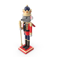 Nutcracker Mouse King with Black Fur PNG & PSD Images
