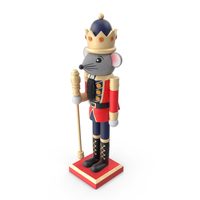 Nutcracker Mouse King with Black Fur PNG & PSD Images