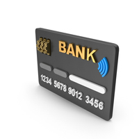 Cartoon Black Bank Card PNG & PSD Images