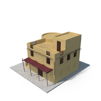 Arab House with Circular Construction PNG & PSD Images