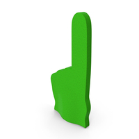 Foam Hand Green PNG & PSD Images