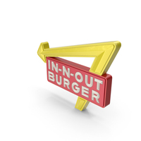 In N Out Burger Sign PNG & PSD Images