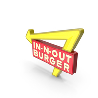 In N Out Burger Sign Light PNG & PSD Images
