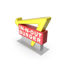 In N Out Burger Stand Light PNG & PSD Images