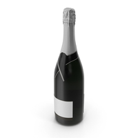 Premium Champagne Bottle PNG & PSD Images