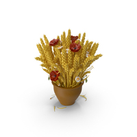 Vase With Wild Flowers PNG & PSD Images
