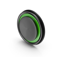 Black And Green Button PNG & PSD Images