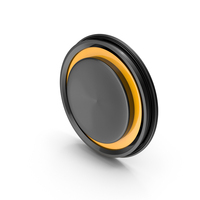 Black And Orange Button PNG & PSD Images