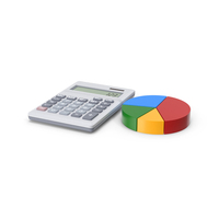 Calculator Side Piegraph PNG & PSD Images