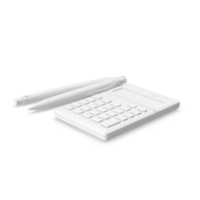 Calculator With Pen PNG & PSD Images