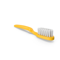 Cartoon Yellow Toothbrush PNG & PSD Images