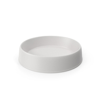 White Pet Food Bowl PNG & PSD Images