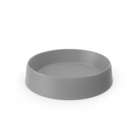Grey Pet Food Bowl PNG & PSD Images