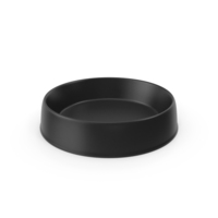 Black Pet Food Bowl PNG & PSD Images